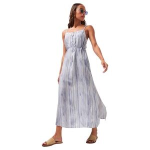 TravisMathew Savanna Tank Dress in Indigo Multi, Size M, NWT